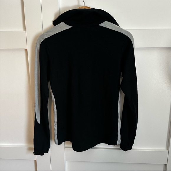 Icebreaker Antarctica 100% Merino Wool Black Quarter Zip, Size Small - Picture 4 of 7